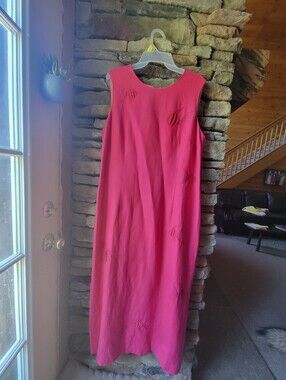 Talbots Linen Blend Size 16 Maxi Dress